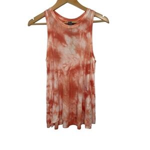 Sweaty Betty Easy Peasy Tank Top Tie Dye Orange Size XS NWT